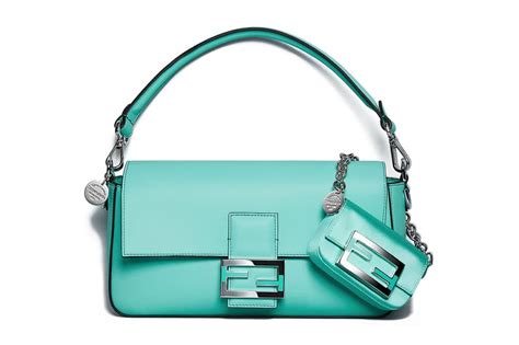 fendi tiffany blue baguette|Fendi x Tiffany & Co. Baguette Bag – Inside The Closet.